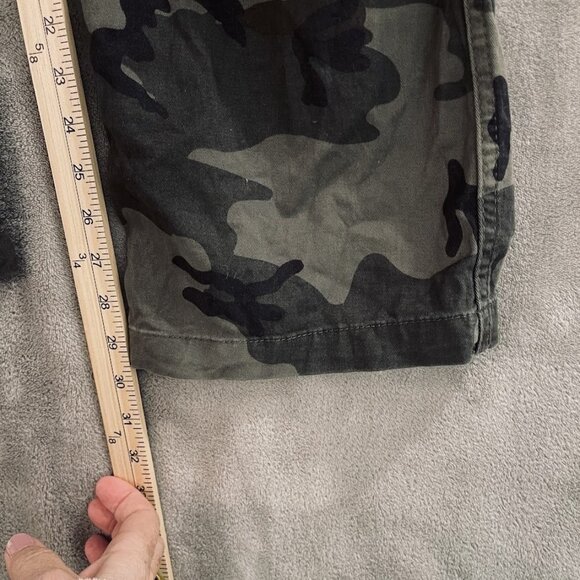 C Sono Cargo Pants Womens 7 Straight Leg Cargo Pockets Outdoor‎ TWP82 Camo - Picture 8 of 16